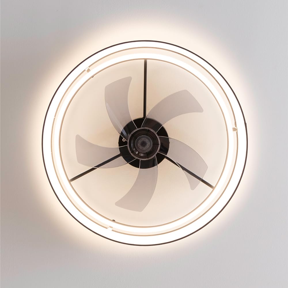 Cecotec Ventilador de Techo 20W EnergySilence LampAero 650 Black Design