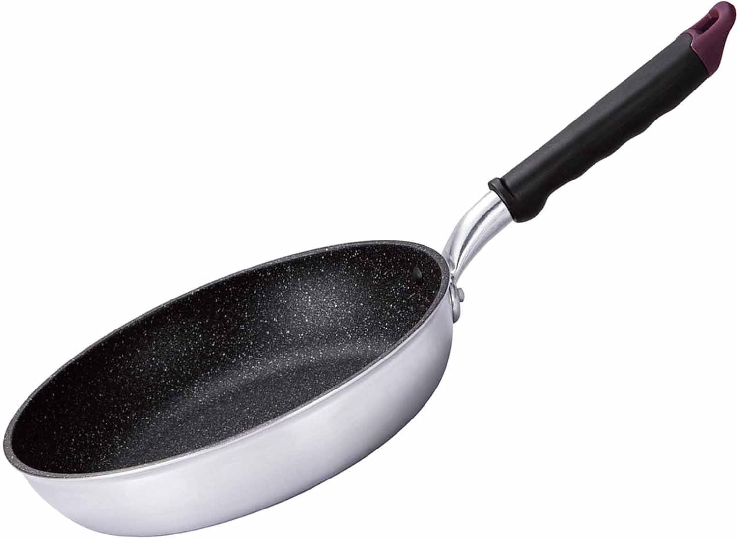 Hokuriku Aluminum Streamer Frying Pan, 9.4 inches (24 cm), Cast Aluminum, For Gas Fire, Made in Japan