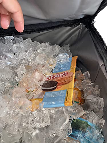 60 Cans Soft Cooler Bag - Collapsible Large Leakproof Camping Cooler, Portable Travel Cooler For Grocery Shopping,Camping,Kayaking,Road Trips #TOP3