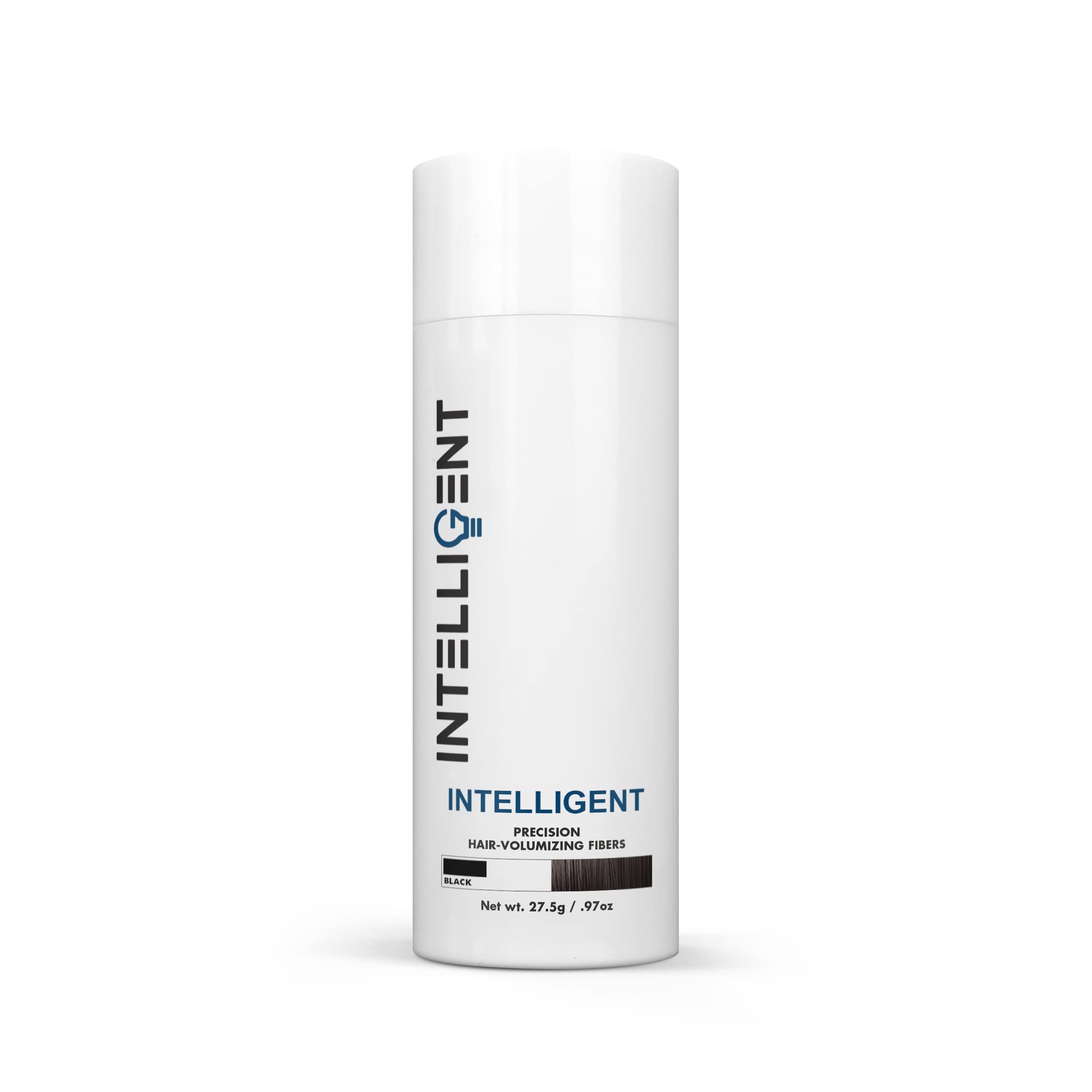 Intelligent Precision Hair-Volumizing Fibers (Black) | Undetectably Fill in Thinning Hair | 6 Shades Designed For Men or Women | 27.5g