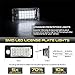 AUTOXBERT LED License Plate Lights Tag Lamp Replacement for Audi A3 A4 A6 A8 S3 S4 S6 S8 Q7 RS4 RS6, 2 Packs Set, No Error&6000K White