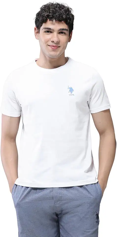 U.S. Polo Assn. الولايات المتحدة الأمريكية بولو اسن تي شيرت I633-PL للرجال