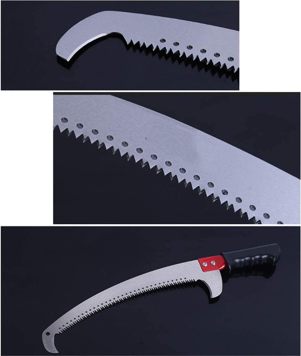 Telescopic Pole Saw,12-24FT/3.6-7.2m Extendable Pruning Saw,Extendable Limb Saw With 2-Foot Saw Blade,Curved Saw For Reaching Higher Branches 12FT/3.6m