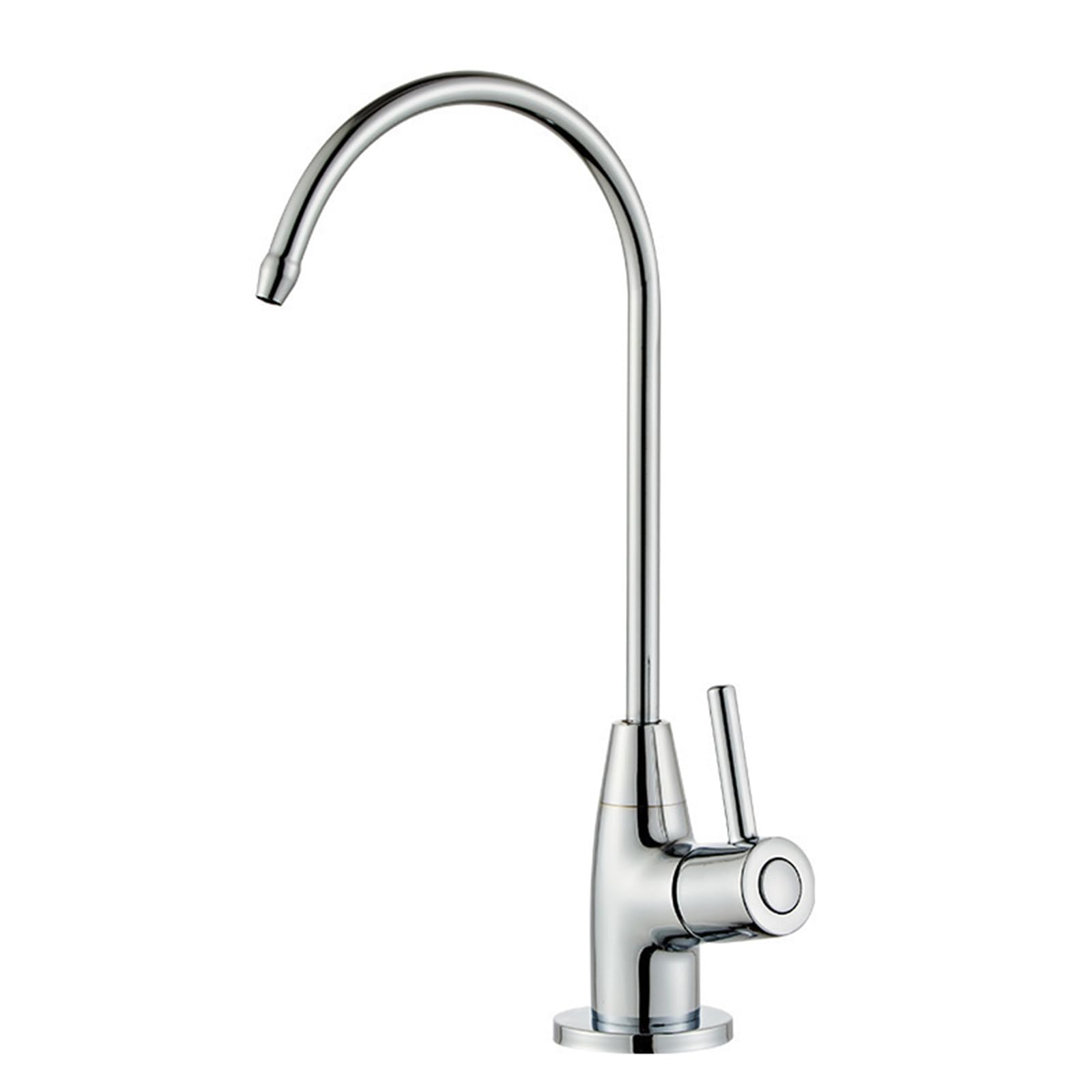 SaryEdge Water Filter Kitchen Sink Faucet Purifier Swan Neck Swivel Galvanized Tap，A-A，A-A