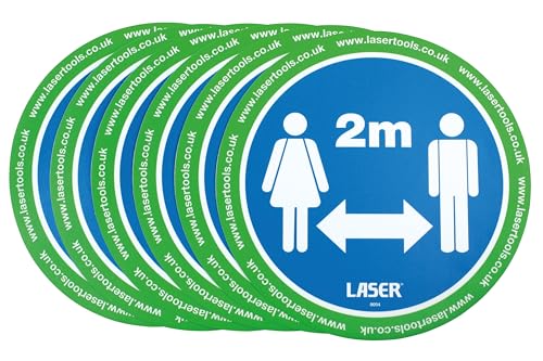 Laser 61701 Tools Floor Sticker 2m Distancing 6pc x 2 - Image 2