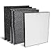 AIRDOCTOR Genuine Filter Replacement One-Year Combo Pack Includes One (1) UltraHEPA Filters & Two (2) Carbon/Gas Trap/VOC Filter