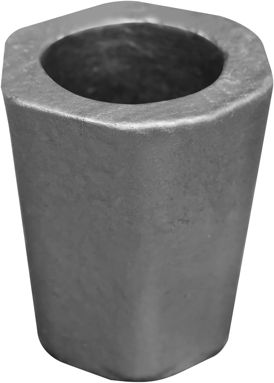 Silicon Carbide Graphite Crucibles,Crucibles for Melting Metal,Withstand The High Temperature 1800?(3272°F),Melting Casting Refining Aluminum Gold Silver Copper (0.5KG No.0)