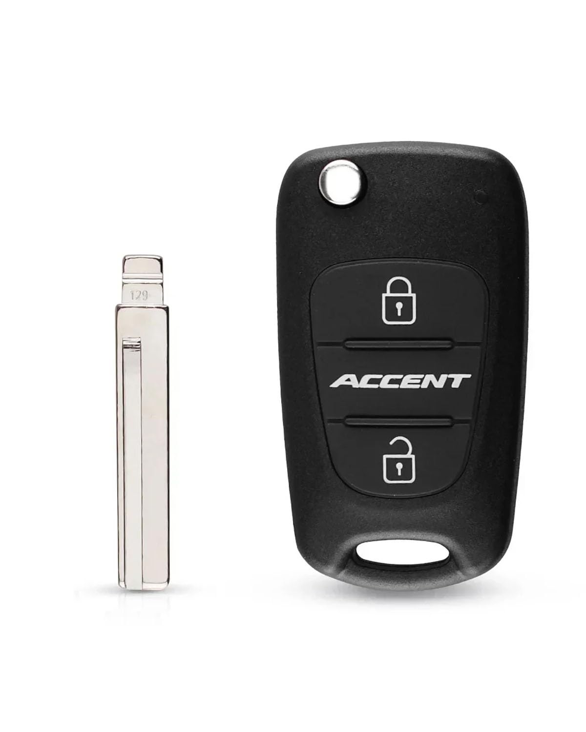 Étui clé i20 i30 IX35 pliable avec télécommande à 3 boutons