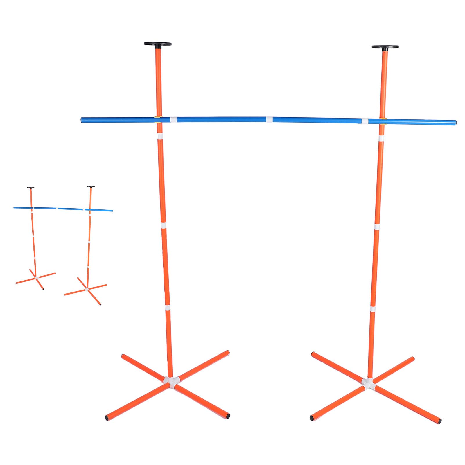 Jeu de Disques Volants en Acier Inoxydable et PVC, Ensemble de Jeu D'extérieur, Bouteille Amusante et Durable, Lancer de Gouttes, pour Cour, Plage, Camping (Bleu)