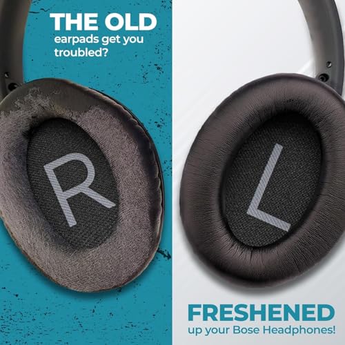 GLOBAL TECH Ersatz Ohrpolster für Bose 700 (NC700) Noise Cancelling Kopfhörer Headphones, Premium Ersatzpolster Earpads mit weicherem Leder und Lärmreduzierender Schaumstoff
