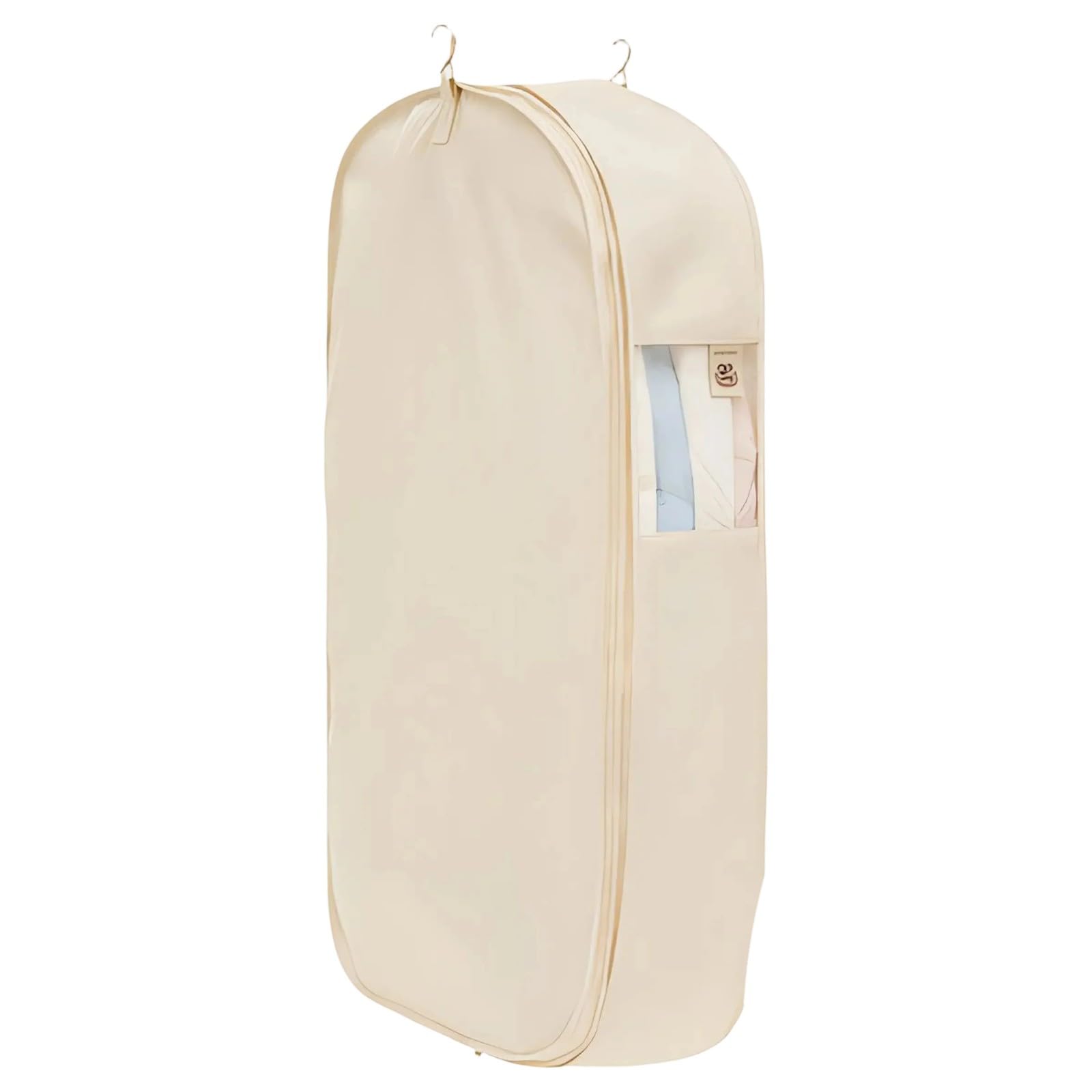 CRFFZ Hanging Garment Bag with Compression for Heavy Jackets Protective Storage Travel Organizers Space Saving Home Hanger