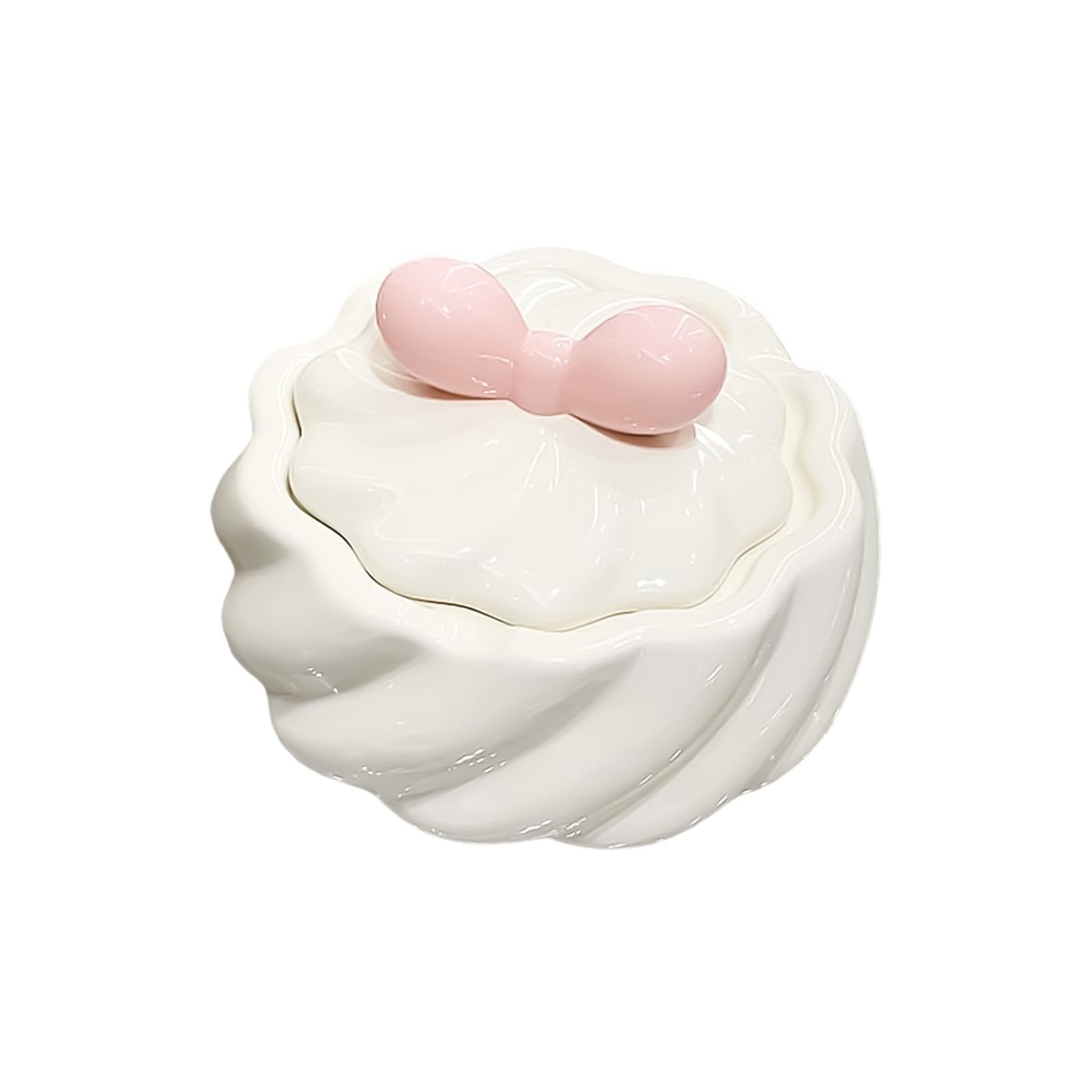 Ceramic Ashtray with Lid Ice Cream to Ashes Scattering Ashes Holder for for Living Room Setting Ice Cream
