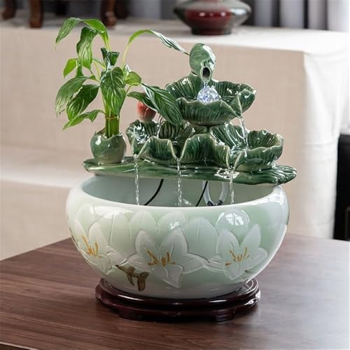 Fuente de mesa de cerámica hecha a mano estilo chino para decoración exclusiva 6