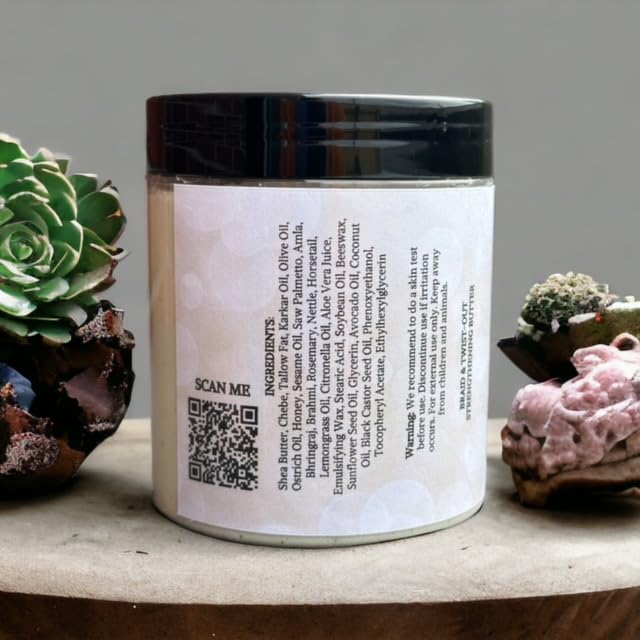 Miniatura 3 de Chebe Hair Growth Butter - Hair Soft, Hydrated, Shiny & Manageable- A Whipped Butter with Authentic Chebe Powder -Chebe Butter for Hair Growth 8oz