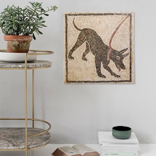 Toile Cave Canem Pompéi 30x30 cm sans cadre pour salon - 4