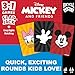 Bicycle Disney Mickey and Friends 3-in-1 Card Games, Matching, Crazy Eights & Slap Jack, Featuring Mickey Mouse, Donald Duck & Goofy, Kids Card Games Ages 4+, Family Games for 2-6 Players