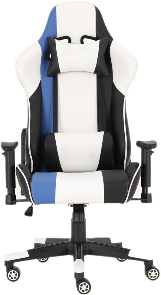 Ergonomic Office Gaming Chair Racing Recliner Bucket Computer Seat Armrest (Color : Picture Color Size : 70X70X125CM)