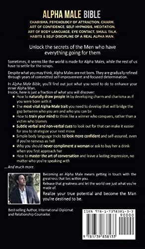 Alpha Male Bible: Charisma, Psychology of Attraction, Charm. Art of Confidence, Self-Hypnosis, Meditation. Art of Body Language, Eye Contact, Small Talk. Habits & Self-Discipline of a Real Alpha Man. image 4