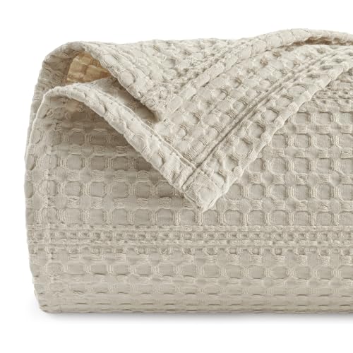 PHF Lightweight Waffle Weave Blanket Queen Size 90'x...