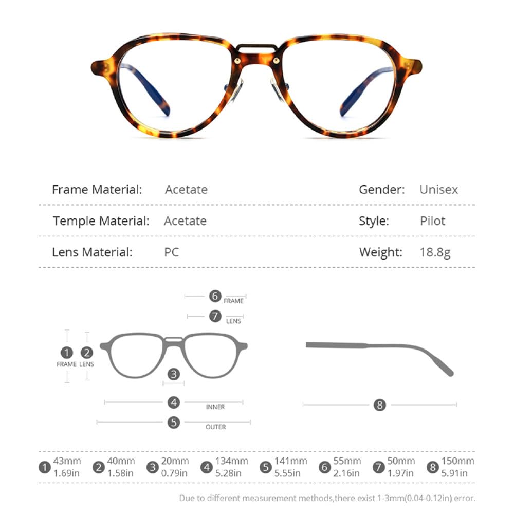 Nowe okulary octanowe 2025 ramka mężczyźni retro vintage okulary damskie okulary okulary, żółty lampart, jeden rozmiar