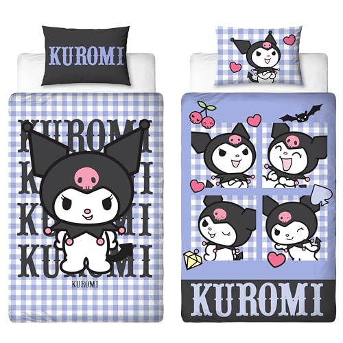 Parure de lit Hello Kitty réversible en polycoton pour chambre enfant - 7