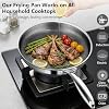 Sartén Antiadherente Híbrida de 12 Pulgadas con Tapa, Acero Inoxidable, Apto para Lavavajillas y Horno, Mango Frío, Libre de PFOA 4