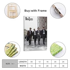 The Beatles – Poster décoratif en noir et blanc sur toile et impression d’art moderne pour chambre à coucher familiale… - Les Beatles, Paul McCartney, John Lennon, RIngo Starr, George Harrison The Beatles – Poster décoratif en noir et blanc sur toile et impression d'art moderne pour chambre à coucher familiale… – Image 2
