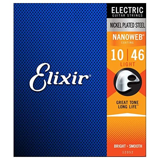 Elixir 12052 Electric Nano Light 10-46 (3 Pack Bundle)