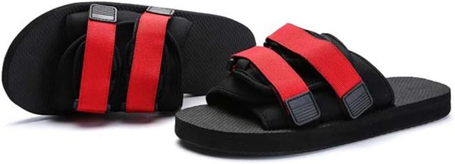 メンズ　ビーチサンダル　夏スリッパ　滑り止め　丈夫　履きやすく　マジックテープ　厚底　おしゃれ　軽量　柔らかい　旅行　海　レジャー