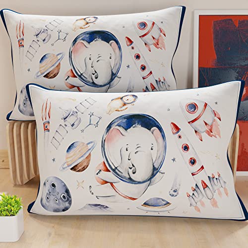 PETTI Artigiani Italiani, Bed Pillowcases, Pair of Pillowcases 50 x 80 cm, Pillow Case, Hypoallergenic Microfibre Pillowcases