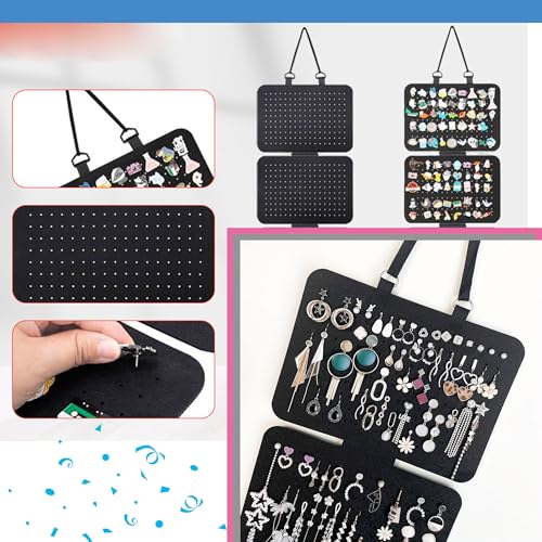 Hayaww Wand-Pin-Organizer Badge Collection Display Holder Holds Pins Brosche mit 5 Brettteilen Pin-Display-Seiten Organisation für Garderobe Arbeitszimmer (1)