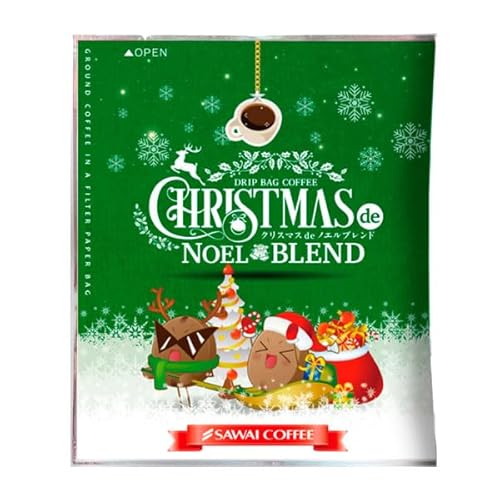 クリスマス 澤井珈琲 ドリップコーヒー コーヒー 専門店 ドリップバッグ クリスマスdeノエルブレンド セット 8g×10袋 キャラメルフレーバーのサムネイル