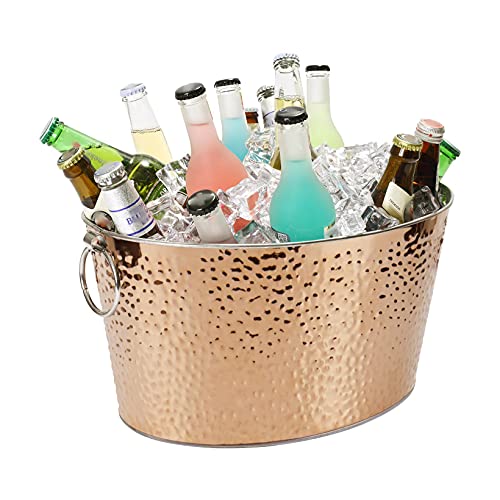 13L Large Ice Buckets, Stainless Steel Beverage Tubs For Business And Family Party #TOP3