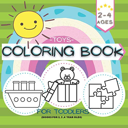Coloring Book for Toddlers 2-4 Ages TOYS (Books for 2 3 4 year olds): Fun Preschool Children's Activity Coloring Books for Toddlers and Kids Ages 2-4 ... (Cute Coloring Book Sets for Kids Ages 2-4) image 2
