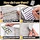 Jukibole Budget Notebook A6, Pack of 30 6-Hole Binder with Pockets, Budget Sheets, Label Stickers, Soft Ruler Ring Binder (Grey)