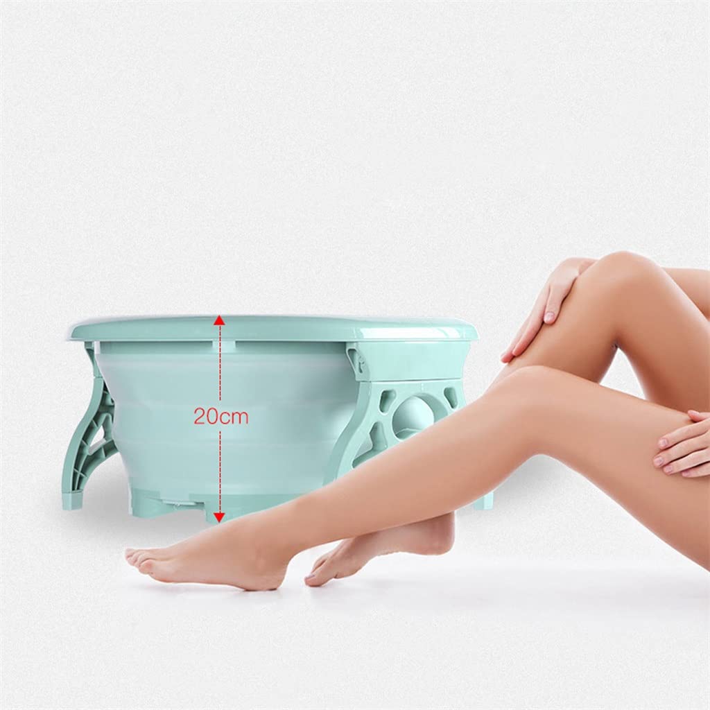 Bañera para pies Plegable SPA pedicura Cubos bañera de Agua Caliente baño remojo pies contenedor Grueso Resistente Lavabo de plástico Noble ambición Estrella de luz To Pursue Happiness