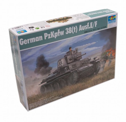 Kit de modélisme PzKpfw 38 T Ausf E F Trumpeter 01577 char allemand