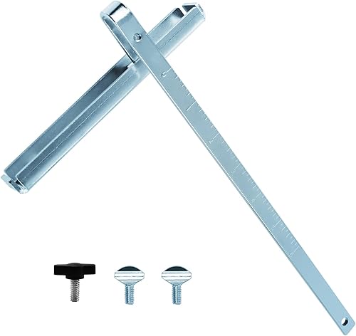 Aillsa 49-22-1005 Guía de valla de rasgadura para sierra inalámbrica Milwaukee 2730-20 2730-21 m18 y sierra circular (incluye 3 tornillos)