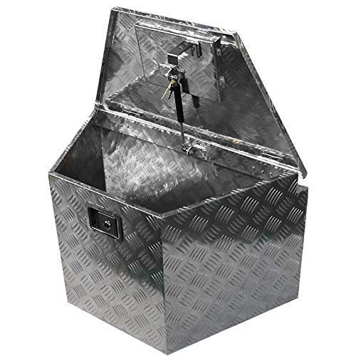 labwork Truck Pickup Aluminum Underbody Tongue Tool Box Trailer Storage Gas Lift w/Lock