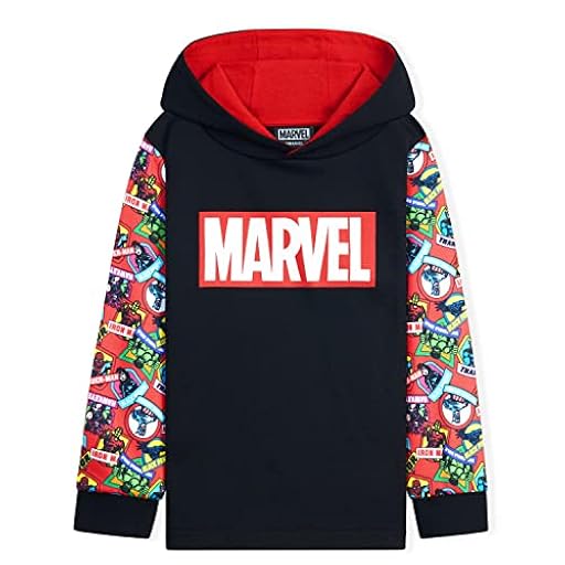 Marvel Sudadera Niño Avengers - Sudaderas con Capucha para Niños (5-6 años, Multicolor) | Ya disponible en tu tienda friki favorita! En mundofriki.es!