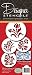 Produktbild Designer Schablonen C352 Botanischen Blumen Cookie Schablonen, klein, beige/halbtransparent