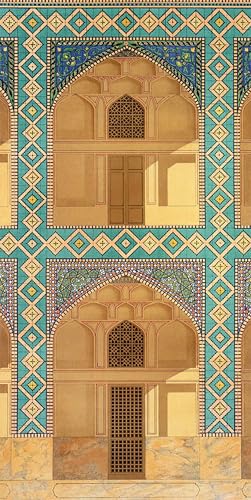 Lienzo de las arcadas de Isfahan por Pascal Coste, formato de 60x90cm