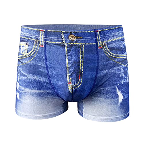 Calzoncillos divertidos para hombre con diseño denim original 6