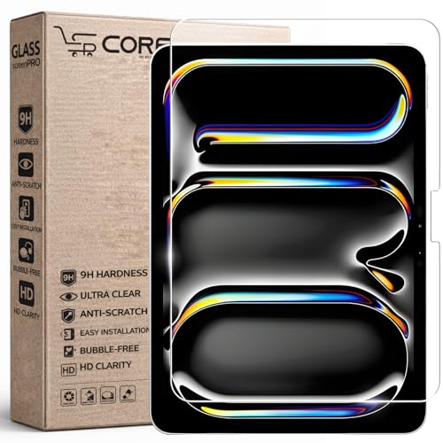 Image of Premium Tempered Glass for iPad Pro 11 inch (M4 2024) | 9H Hardness Military-Grade | Anti-Scratch, Anti-Smudge, Crystal Clear