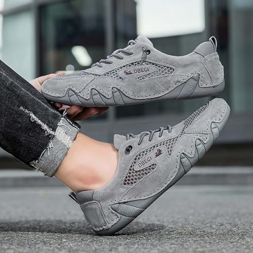 Men's Breathable Slip-On Casual Shoes Lightweight Comfortable Walking Loafers for Outdoor Travel Daily Wear with4