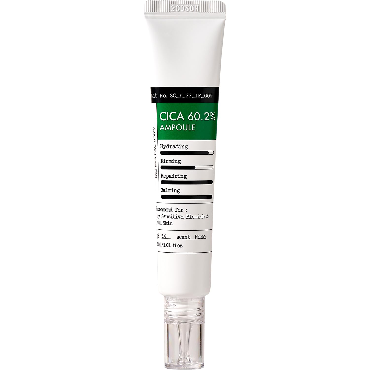 DERMA FACTORY%60.2 Cica Içeren Vegan Serum Cica%60.2 Ampoule 30 ml