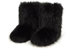 Women's Cozy Furry Winter Boots for Enduring Coldness