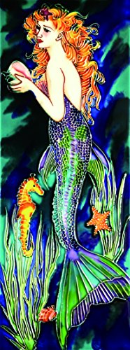 Mermaid Deep Ocean - Decorative Ceramic Art Tile - 6