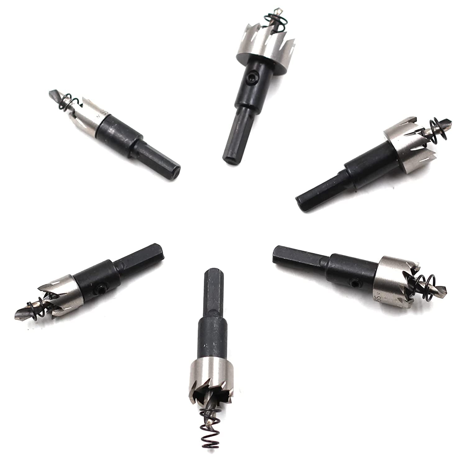 See full amazon price history chart for uptodateproducts 6 Pcs HSS Drill Bit Hole Saw Set for Stainless Steel Metal Cutter Cutting Hole Saw Tool, 12mm-22mm uptodateproducts 6 Pcs HSS Drill Bit Hole Saw Set for Stainless Steel Metal Cutter Cutting Hole Saw Tool, 12mm-22mm (B09SLSHY4P) Amazon Price History, Amazon Price Tracker