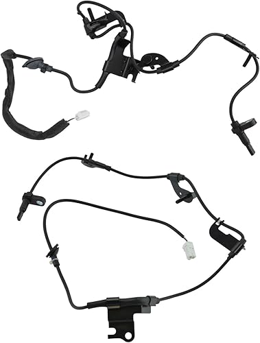 TRQ Rear ABS Wheel Speed Sensor Set Compatible with 2006-2012 Toyota RAV4